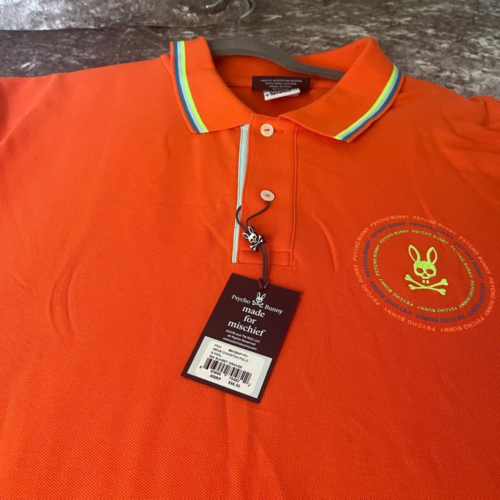 Psycho Bunny Casual Button up! NWT. Size 9 (3x)